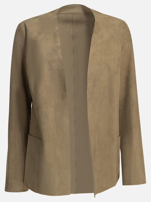Salvatore Santoro Suede Blazer Beige