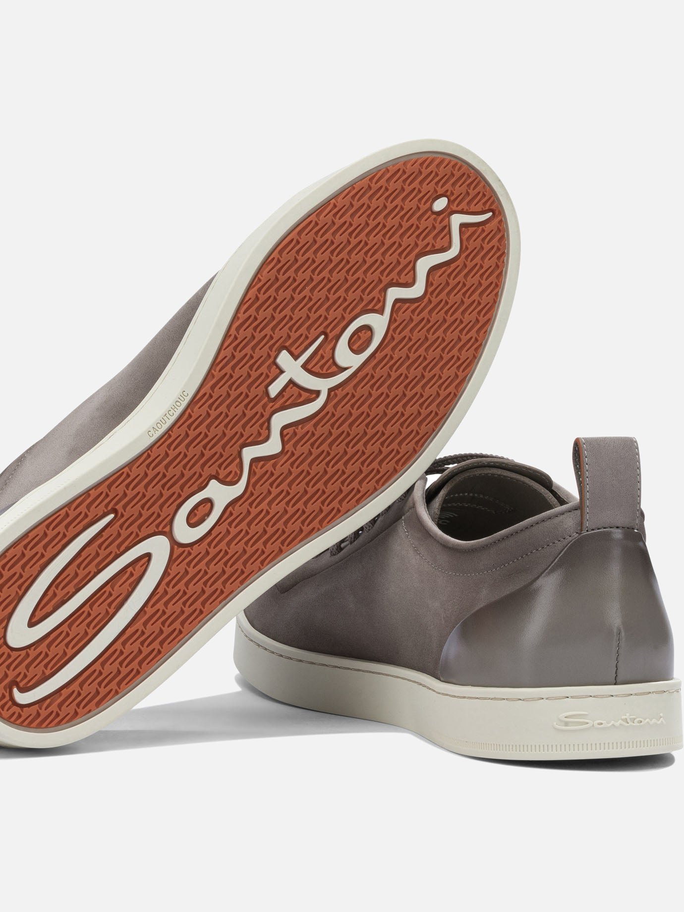 Low top sneakers 100% calf leather - 100% rubber Beige - Santoni Men | PDP | VIETTI Online Store | Zoom-Modal_5