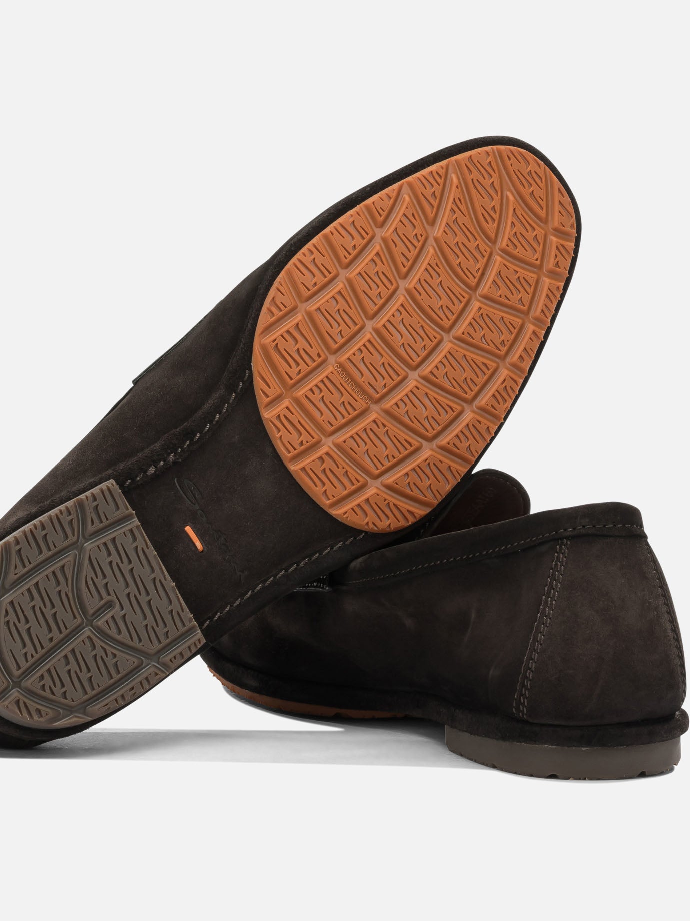 Loafers 100% calf leather - 100% rubber Brown - Santoni Men | PDP | VIETTI Online Store | Zoom-Modal_5