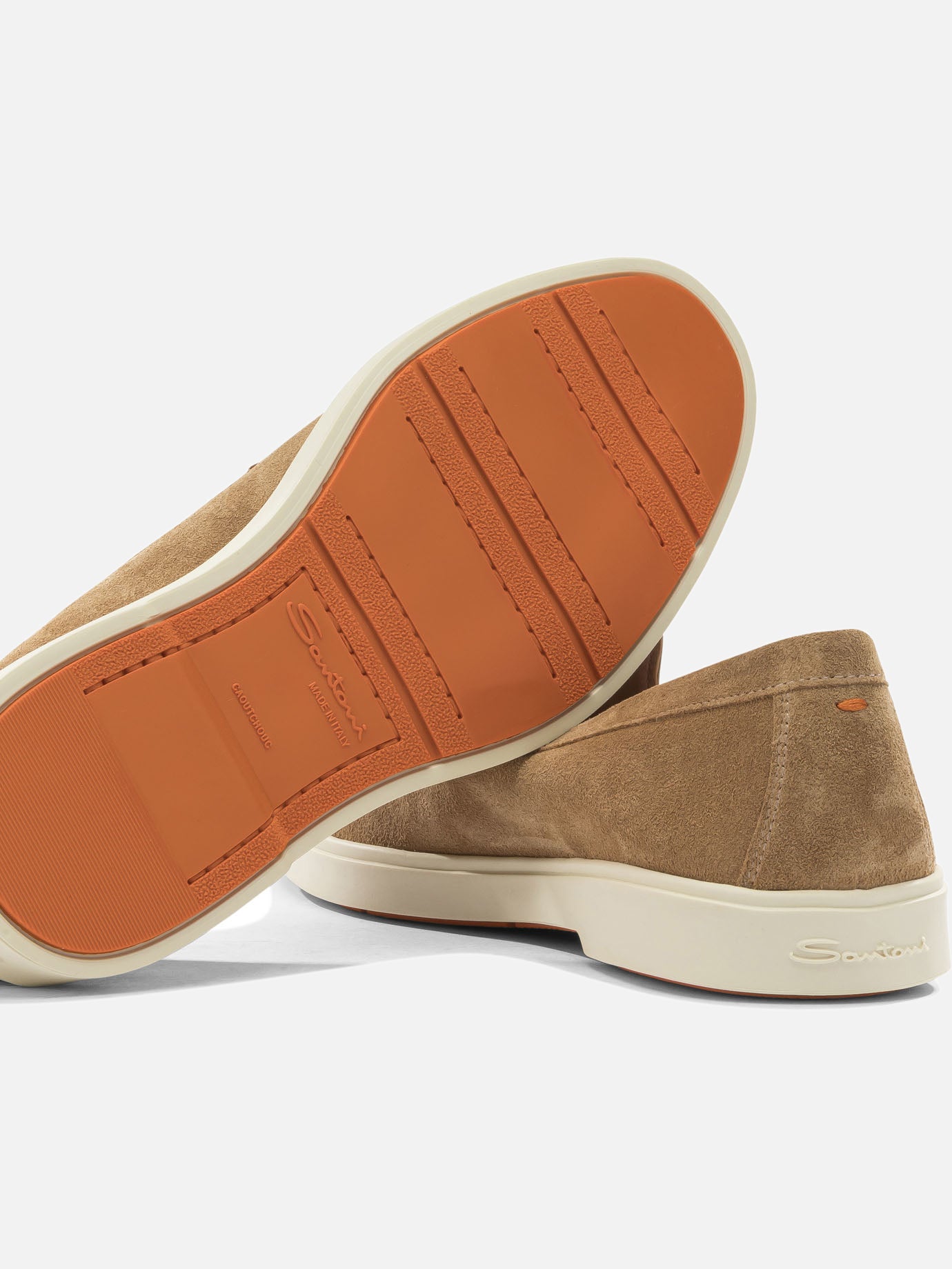Loafers 100% calf leather - 100% rubber Beige - Santoni Women | PDP | VIETTI Online Store | Zoom-Modal_5