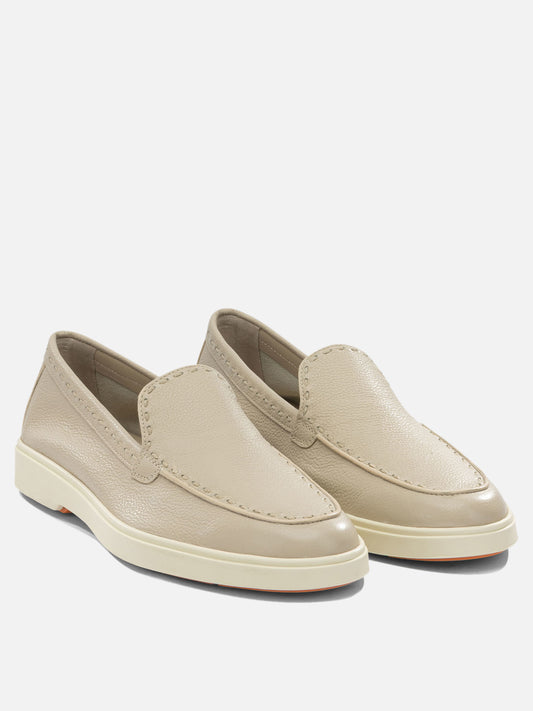 Loafers 100% calf leather - 100% rubber Pink - Santoni Women | PLP | VIETTI Online Store | 2