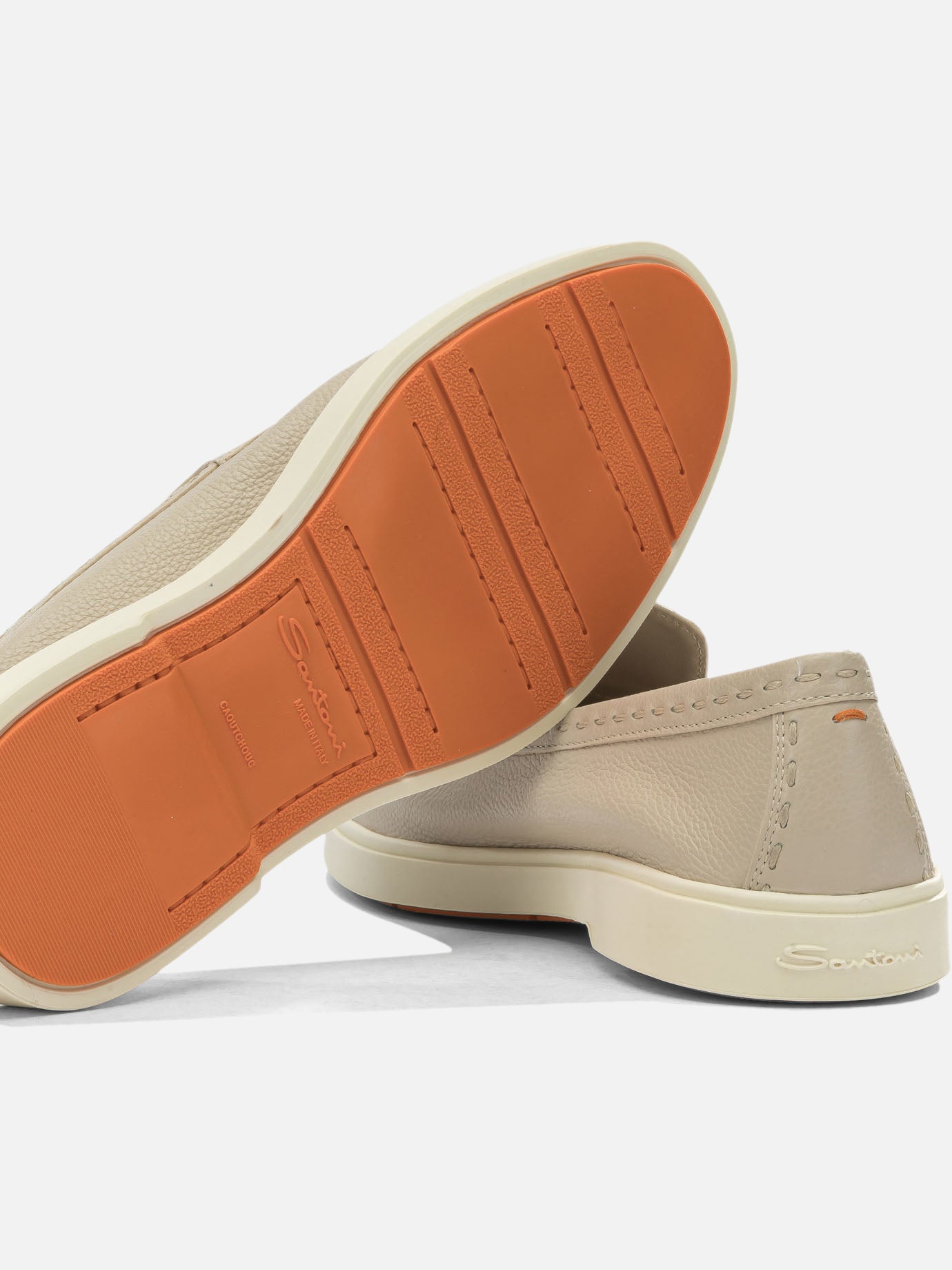 Loafers 100% calf leather - 100% rubber Pink - Santoni Women | PDP | VIETTI Online Store | Zoom-Modal_5