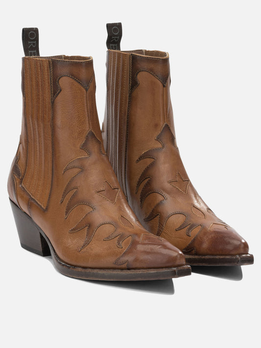 Cowboy 100% leather - 100% rubber Brown - Sartore Women | PLP | VIETTI Online Store | 2