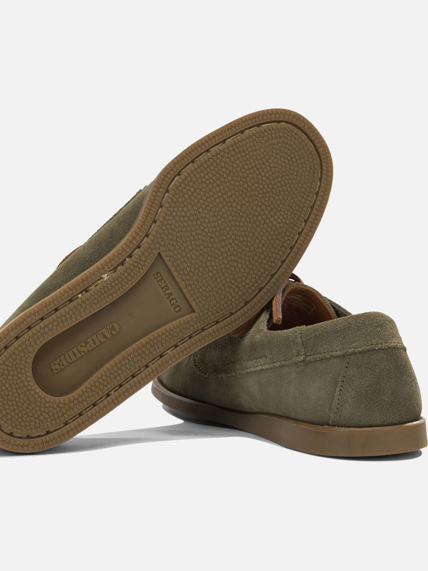 Laced loafers 100% leather - 100% rubber Green - Sebago Men | PDP | VIETTI Online Store | Zoom-Modal_5
