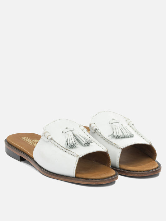 Slides 100% leather - 100% leather White - Sebago Women | PLP | VIETTI Online Store | 2