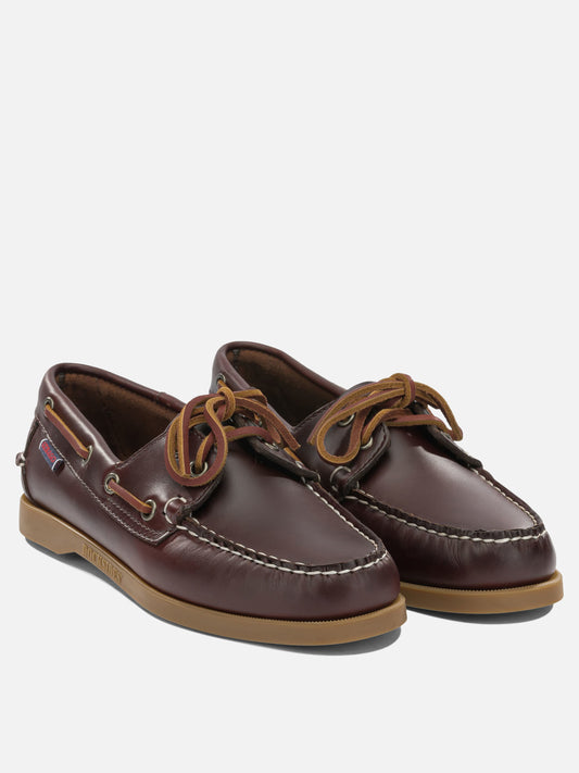 Laced loafers 100% leather - 100% rubber Brown - Sebago Women | PLP | VIETTI Online Store | 2