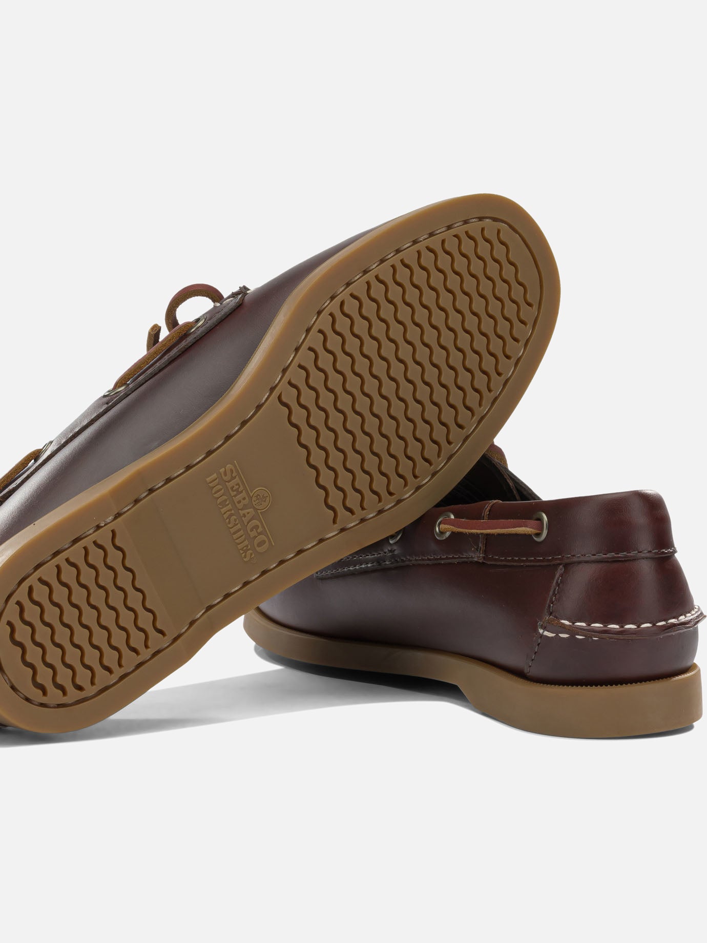 Laced loafers 100% leather - 100% rubber Brown - Sebago Women | PDP | VIETTI Online Store | Zoom-Modal_5