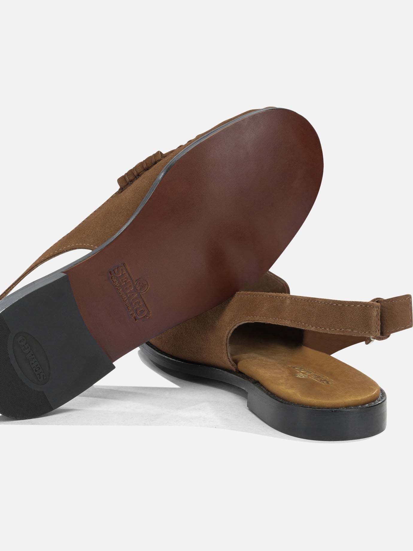Flat sandals 100% leather - 100% leather Brown - Sebago Women | PDP | VIETTI Online Store | Zoom-Modal_5