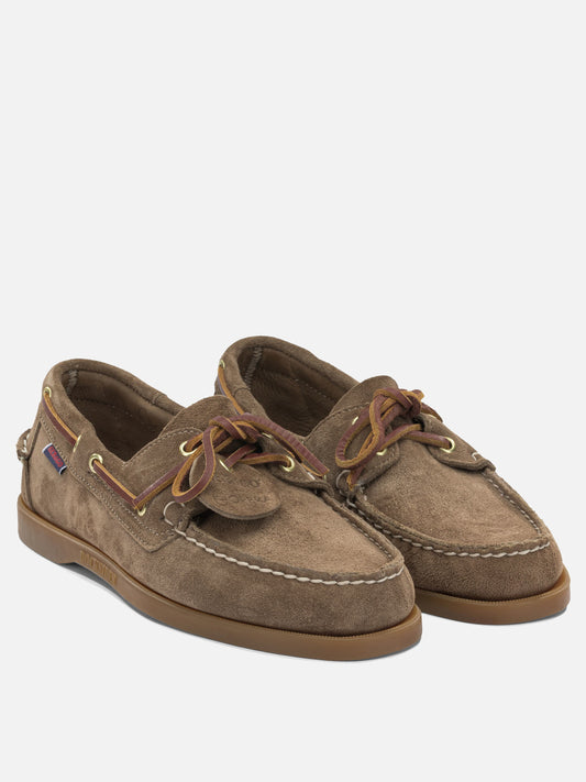 Laced loafers 100% suede - 100% rubber Brown - Sebago Men | PLP | VIETTI Online Store | 2