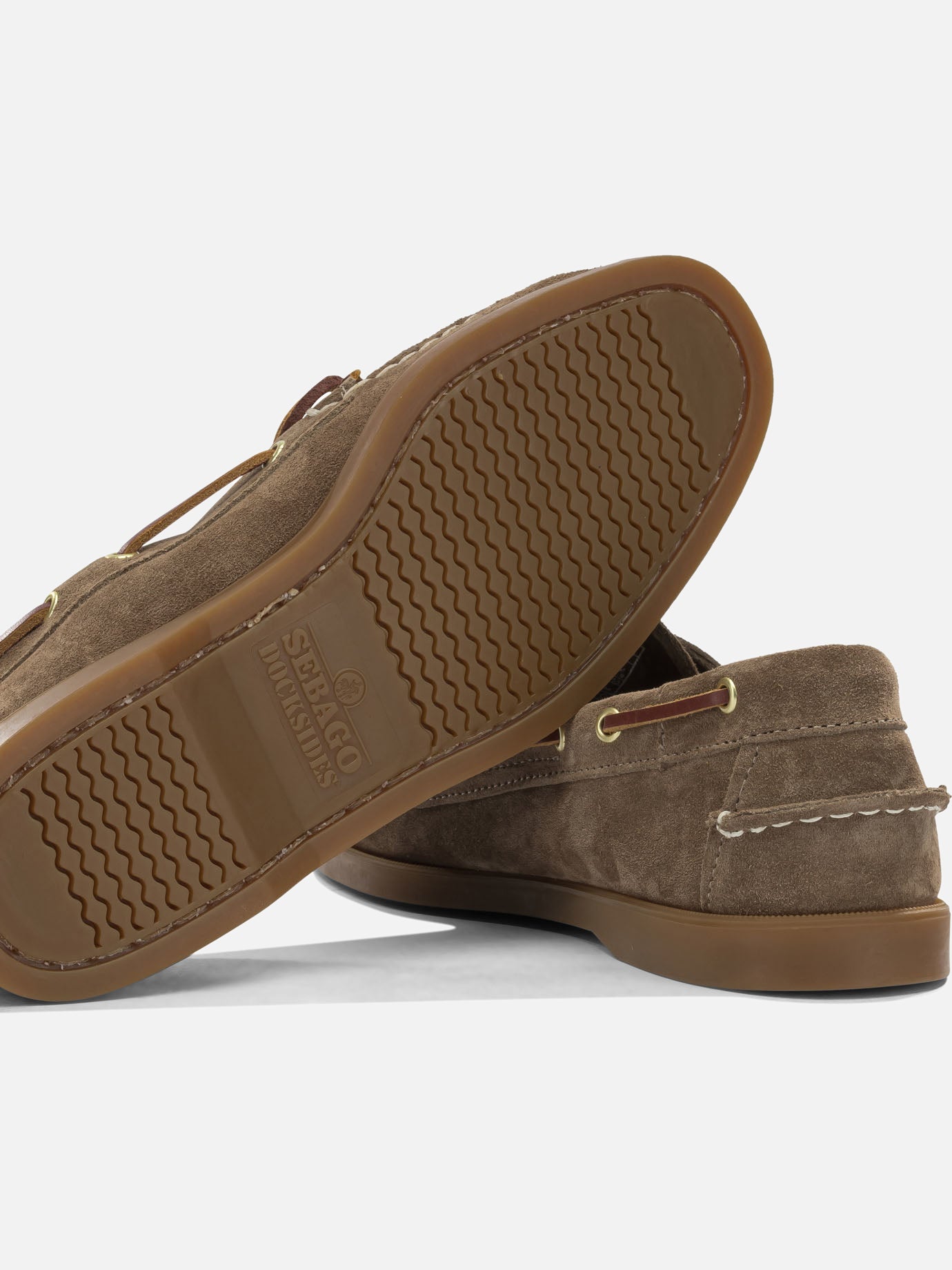 Laced loafers 100% suede - 100% rubber Brown - Sebago Men | PDP | VIETTI Online Store | Zoom-Modal_5