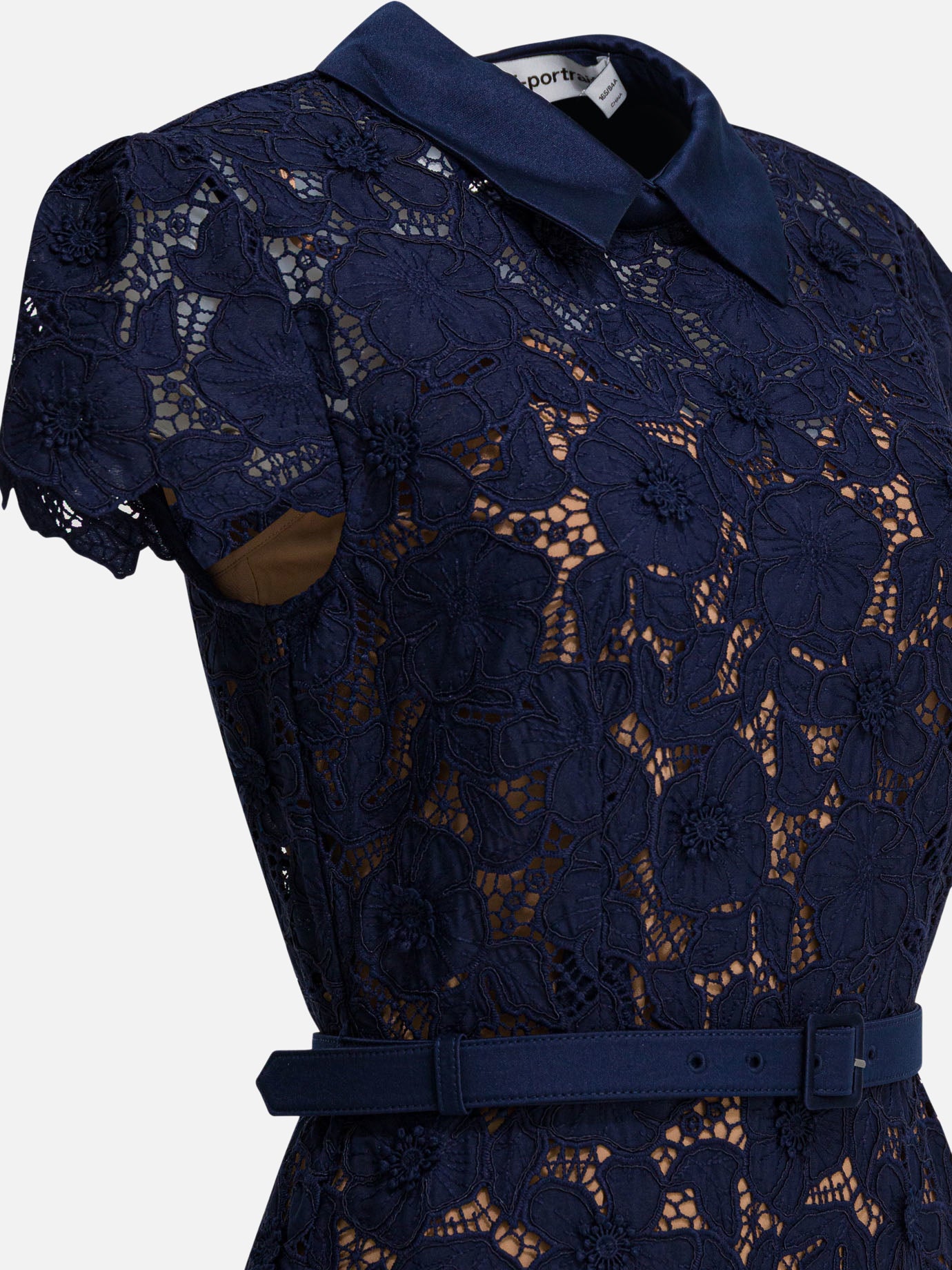 Midi dresses Solid colour Blue - Self-portrait Women | PDP | VIETTI Online Store | Zoom-Modal_4