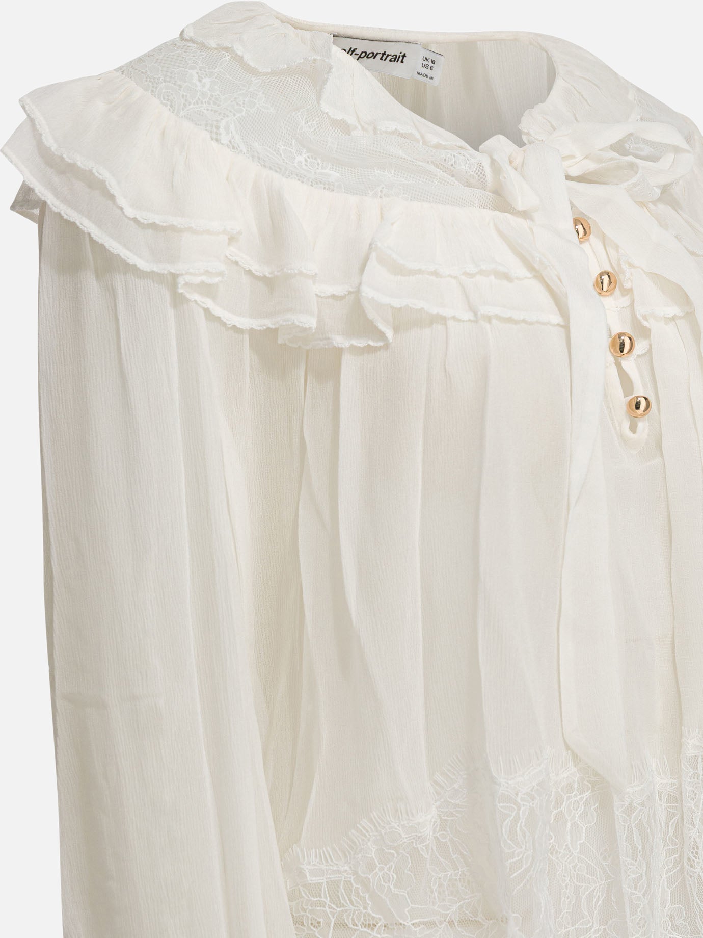 Blouses Solid colour White - Self-portrait Women | PDP | VIETTI Online Store | Zoom-Modal_6