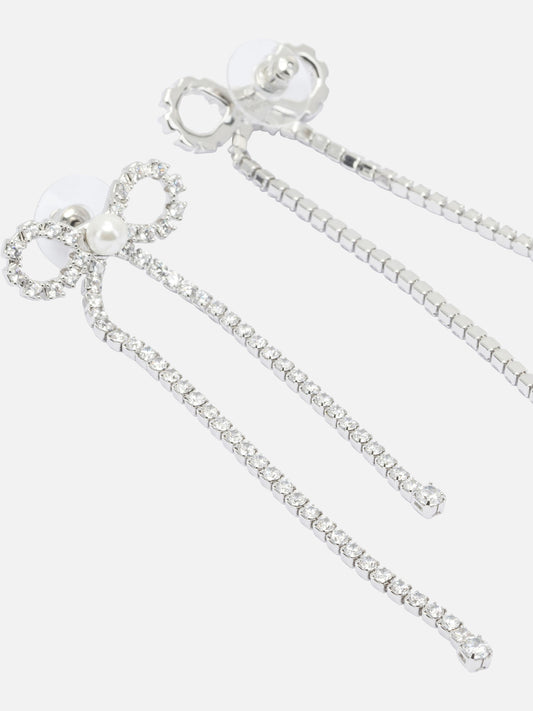Earrings 100% copper Silver - Self-portrait Women | PDP | VIETTI Online Store | 2