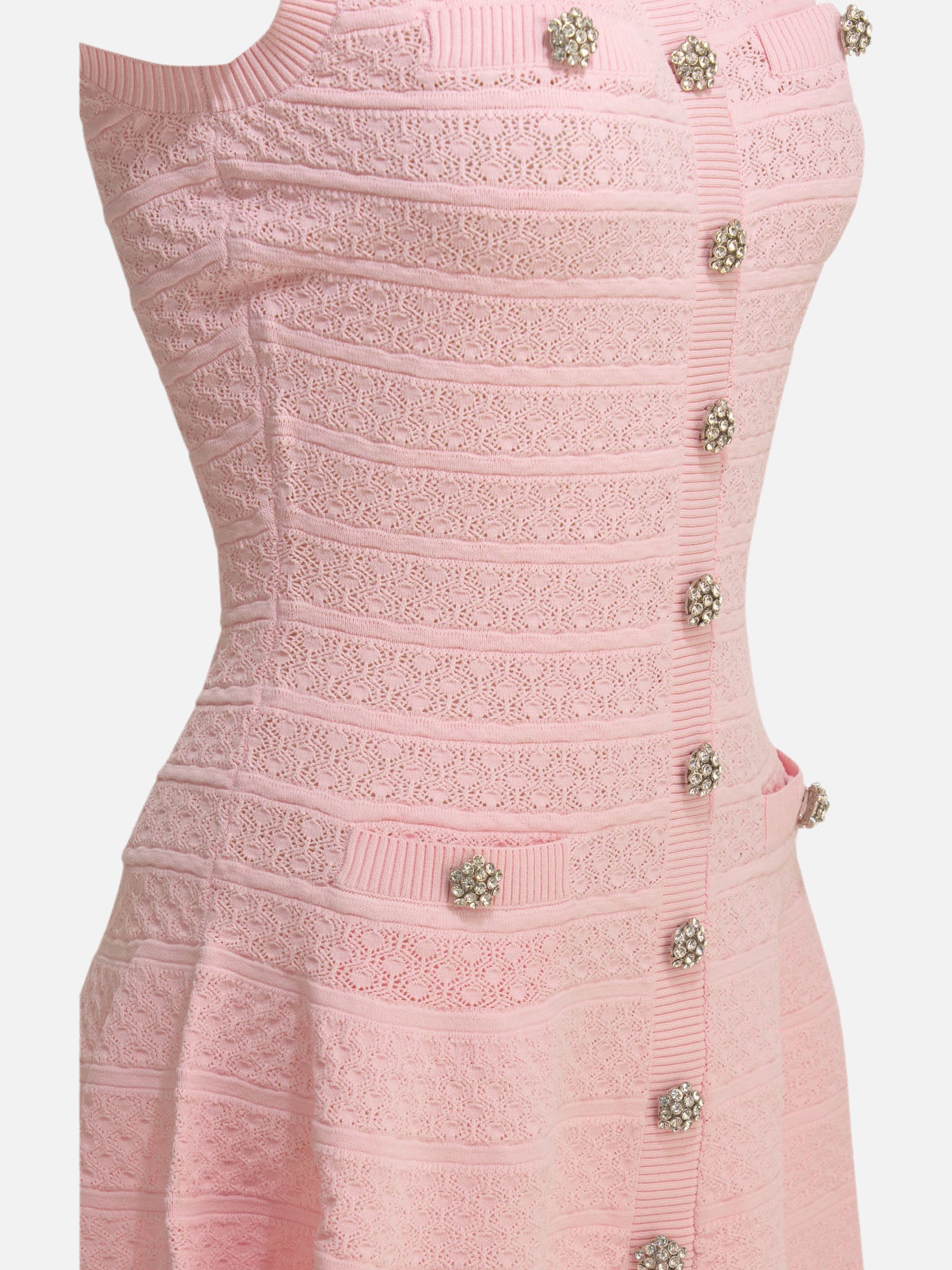 Mini dresses Solid colour Pink - Self-portrait Women | PDP | VIETTI Online Store | Zoom-Modal_4