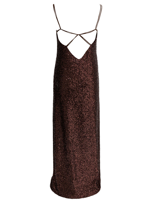 Long dresses Solid colour Brown - Semper Women | PLP | VIETTI Online Store | 2