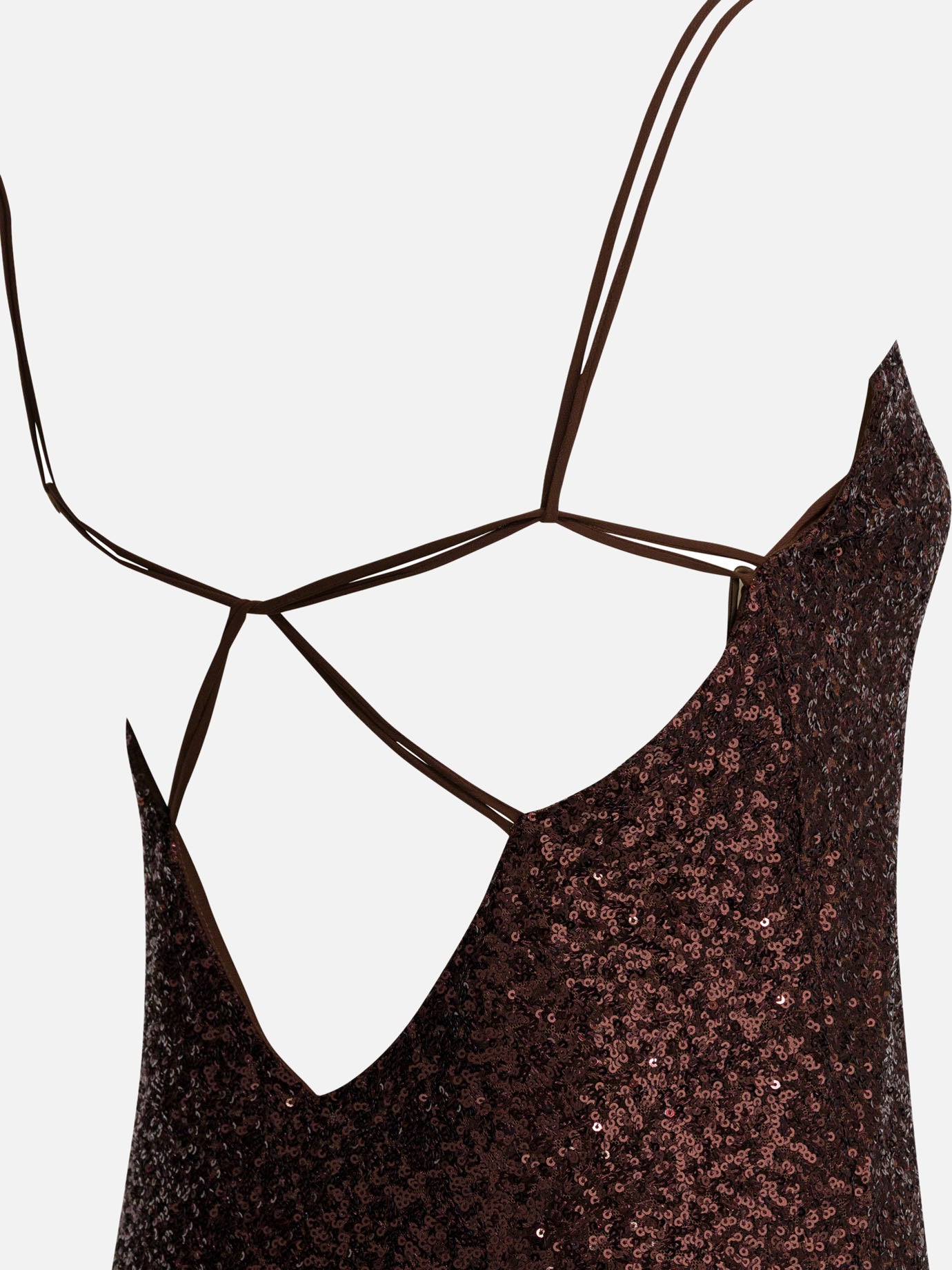 Long dresses Solid colour Brown - Semper Women | PDP | VIETTI Online Store | Zoom-Modal_4