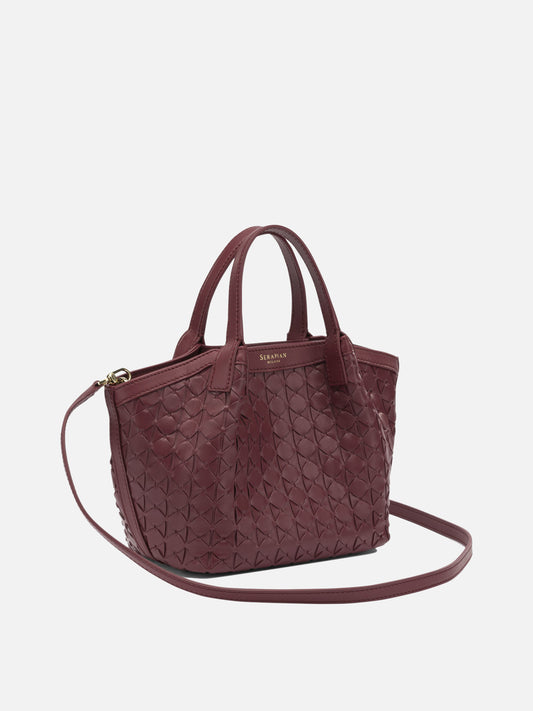 Small bags 100% nappa leather Bordeaux - Serapian Women | PLP | VIETTI Online Store | 2