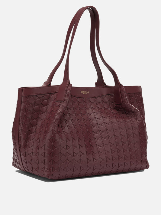Small bags 100% nappa leather Bordeaux - Serapian Women | PDP | VIETTI Online Store | 2