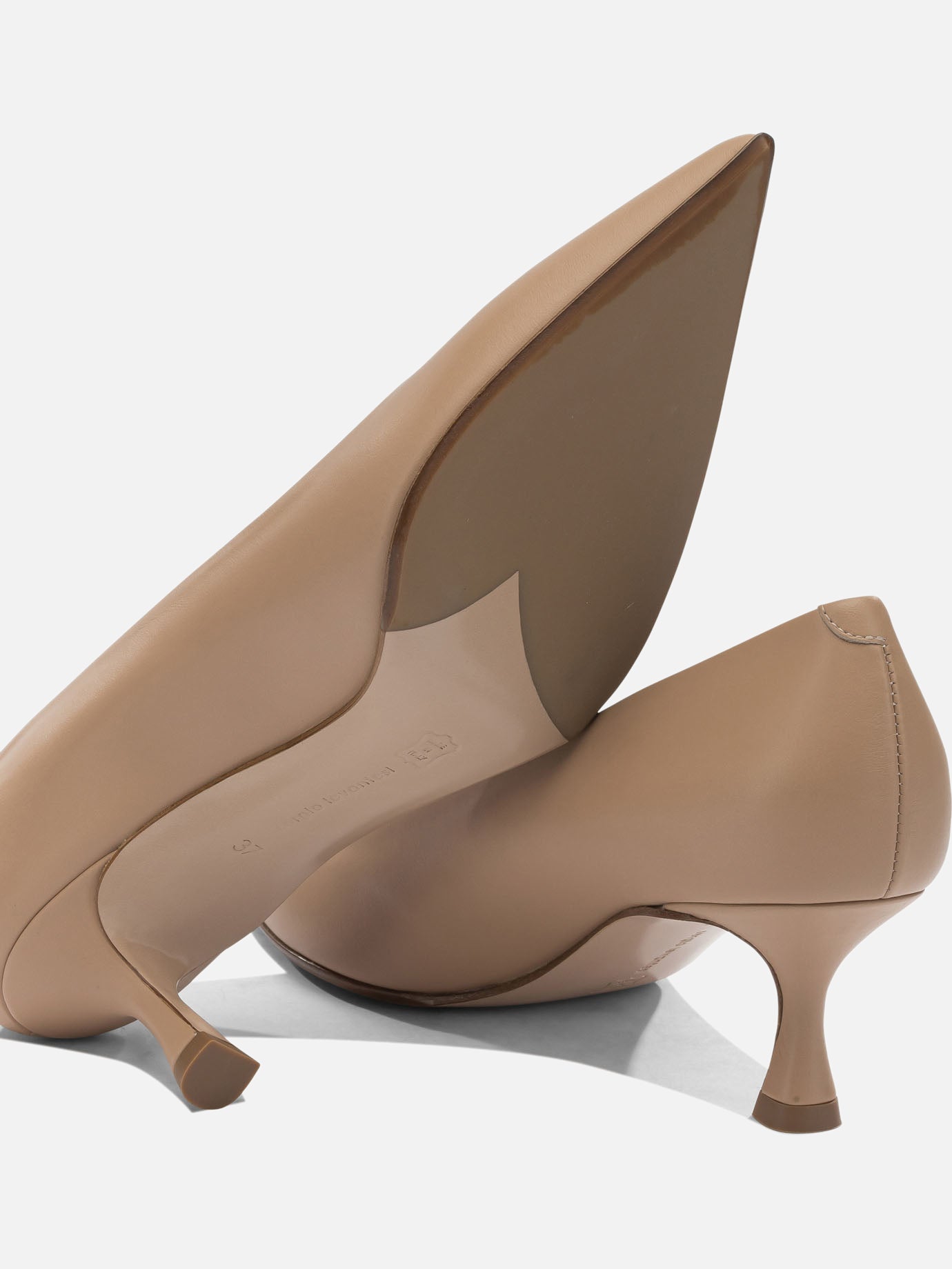 Pumps 100% leather - 100% leather Beige - Sergio Levantesi Women | PDP | VIETTI Online Store | Zoom-Modal_5