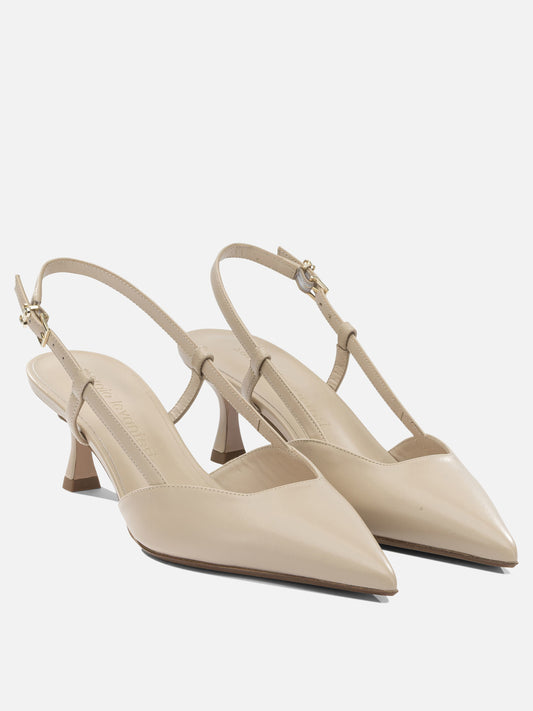 Slingbacks 100% leather - 100% leather Beige - Sergio Levantesi Women | PLP | VIETTI Online Store | 2