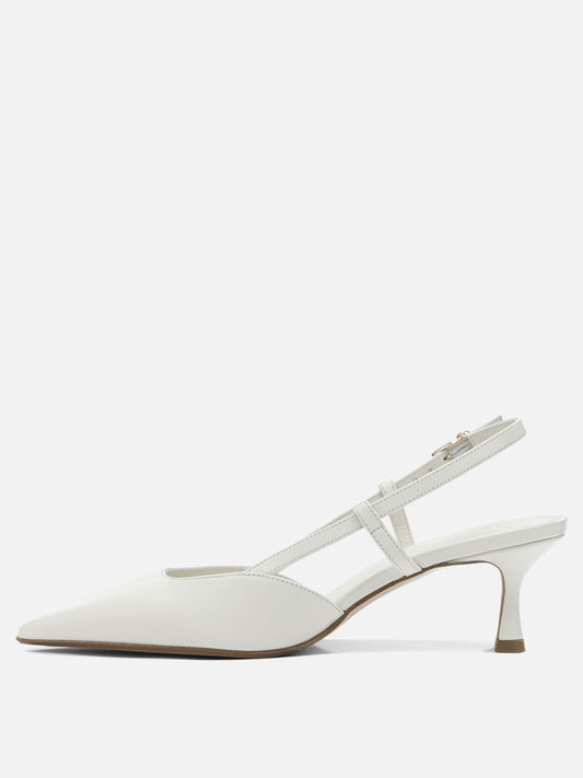 Slingbacks 100% leather - 100% leather White - Sergio Levantesi Women | PLP | VIETTI Online Store | 2