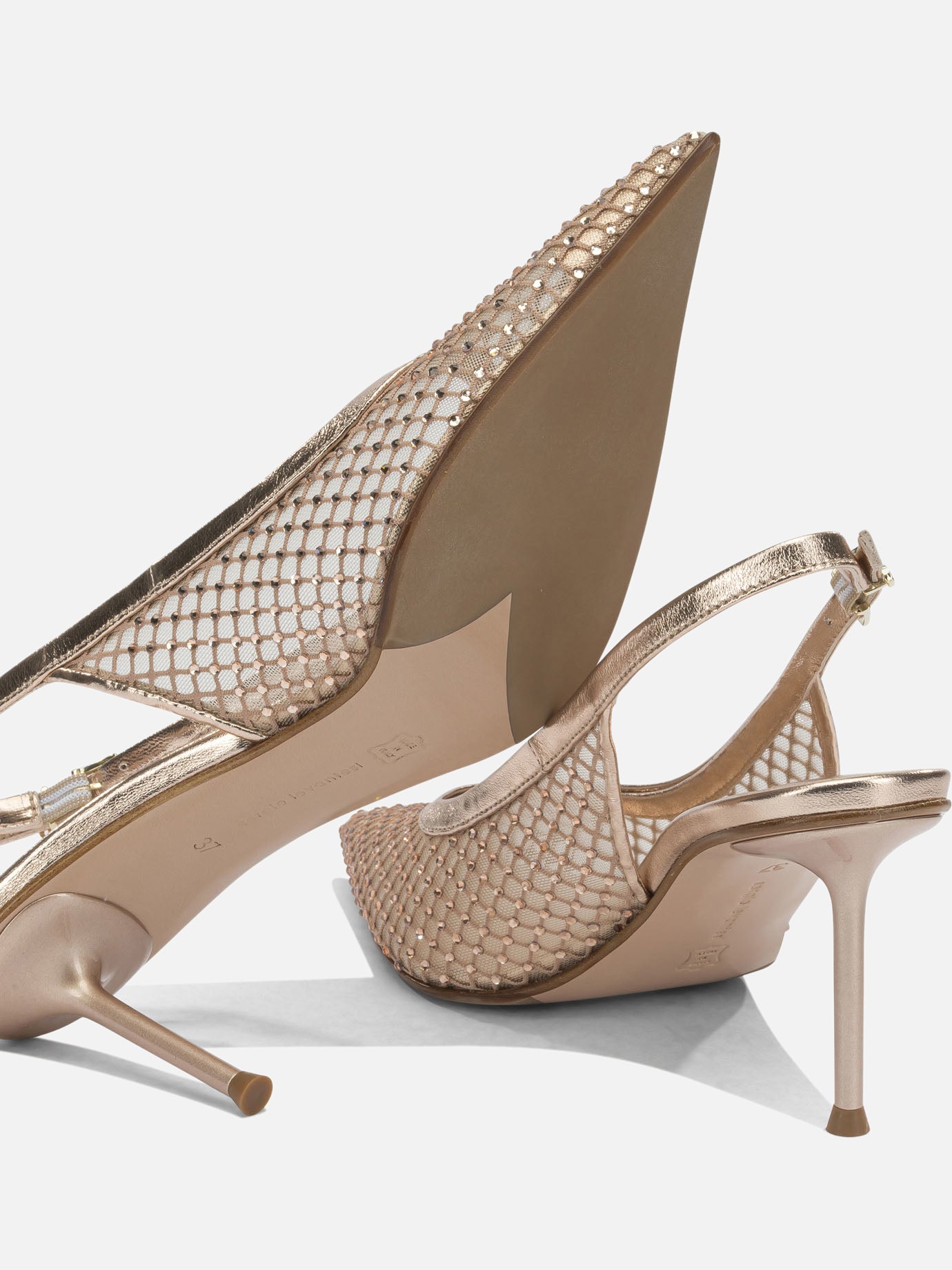 Slingbacks 100% leather - 100% leather Pink - Sergio Levantesi Women | PDP | VIETTI Online Store | Zoom-Modal_5
