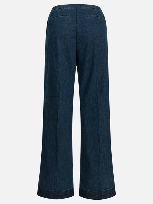 Jeans a gamba larga Solid colour Blu - Shaft Jeans Donna | PLP | VIETTI Online Store | 2