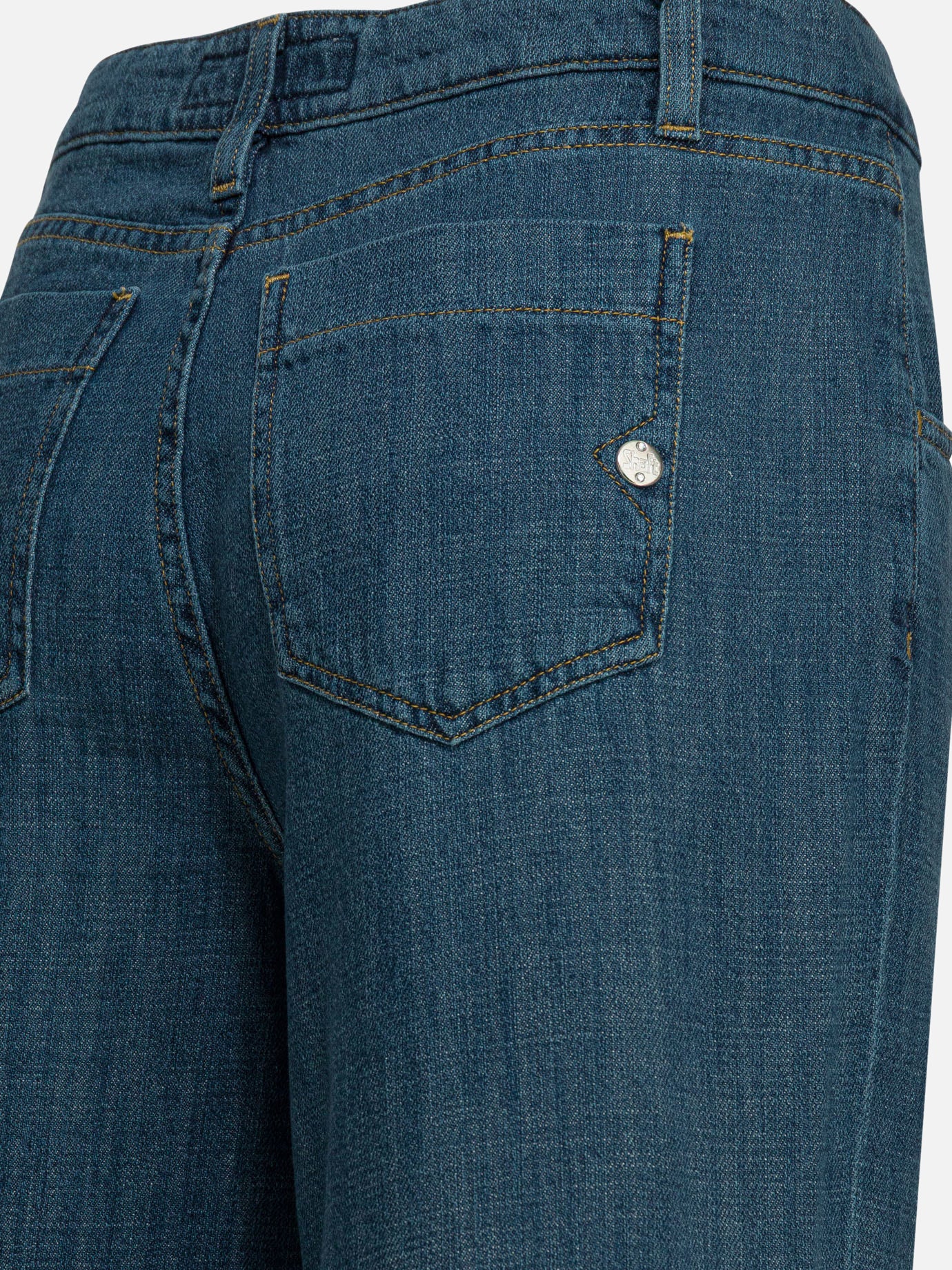 Jeans svasati Solid colour Blu - Shaft Jeans Donna | PDP | VIETTI Online Store | Zoom-Modal_4