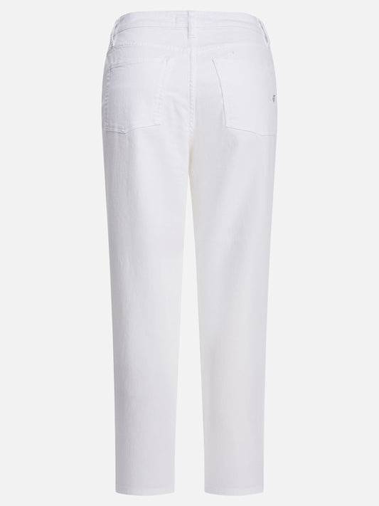 Straight-leg jeans Solid colour White - Shaft Jeans Women | PLP | VIETTI Online Store | 2