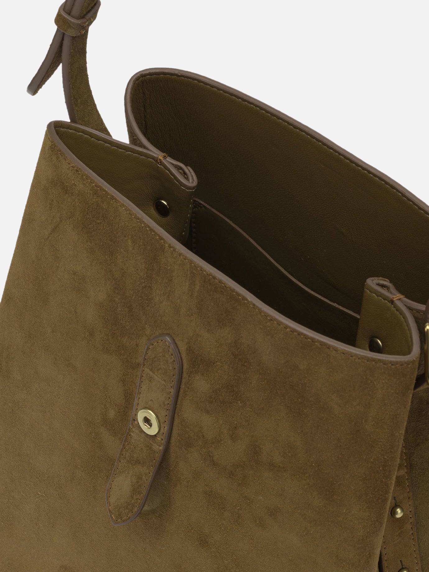 Small bags 100% suede leather - Lining: 100% lamb leather Brown - Soeur Women | PDP | VIETTI Online Store | Zoom-Modal_5