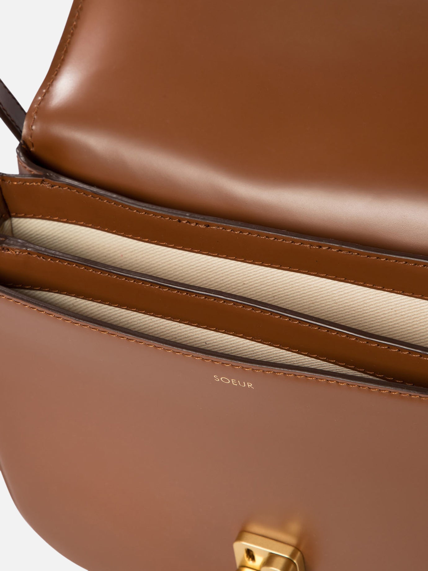 Small bags 100% calf leather - Lining: 100% cotton Brown - Soeur Women | PDP | VIETTI Online Store | Zoom-Modal_5