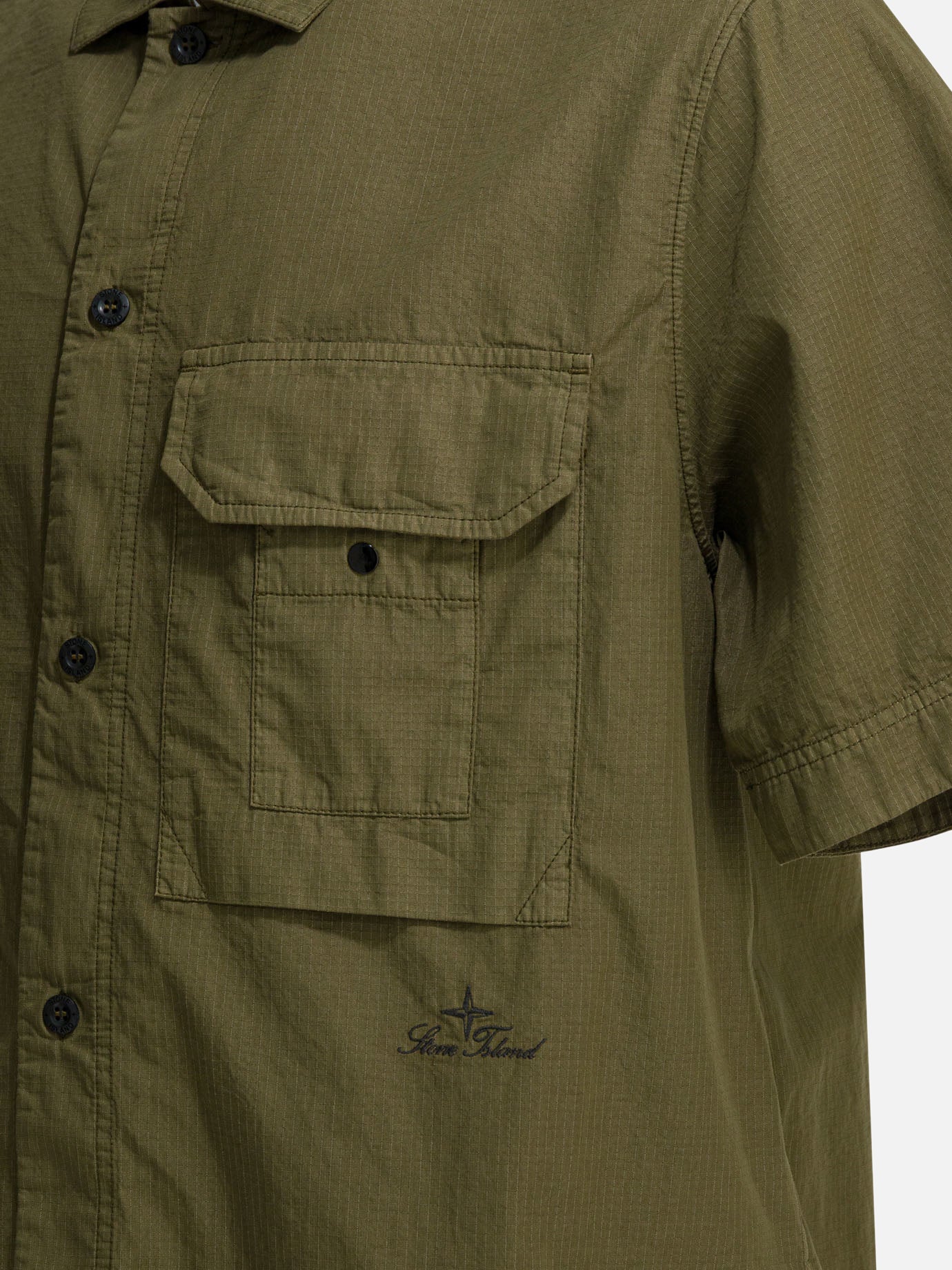 Casual shirts Logo Green - Stone Island Men | PDP | VIETTI Online Store | Zoom-Modal_4