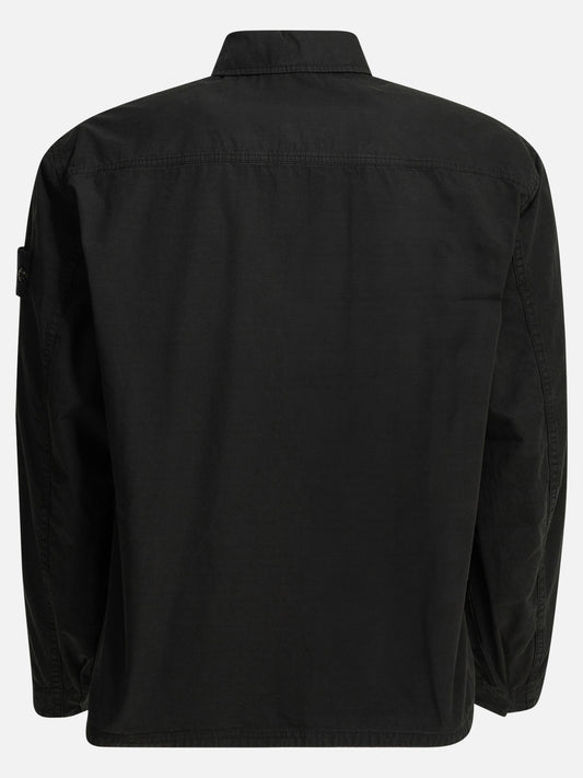 Overshirt jackets Logo Black - Stone Island Men | PLP | VIETTI Online Store | 2