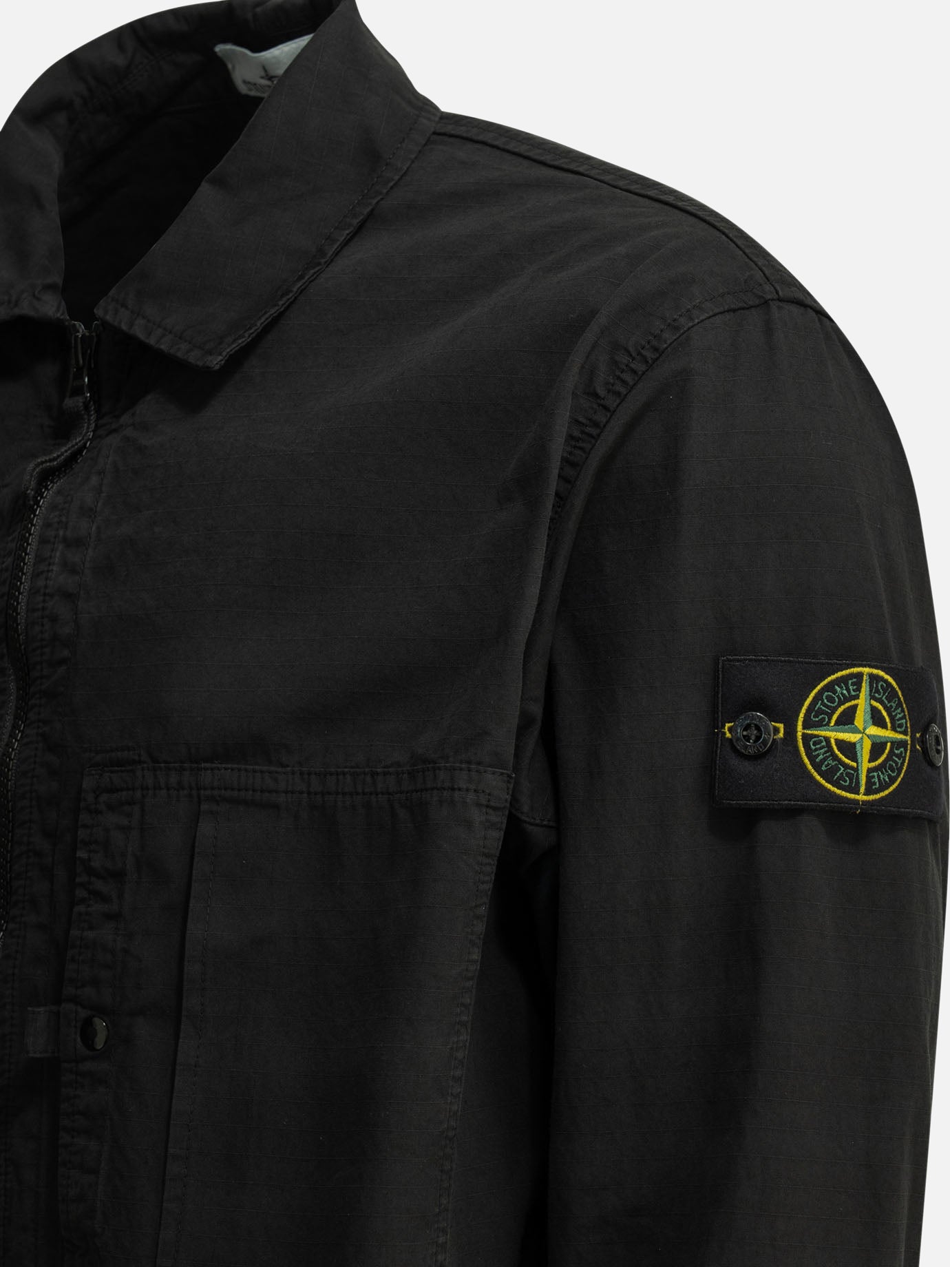 Overshirt jackets Logo Black - Stone Island Men | PDP | VIETTI Online Store | Zoom-Modal_4