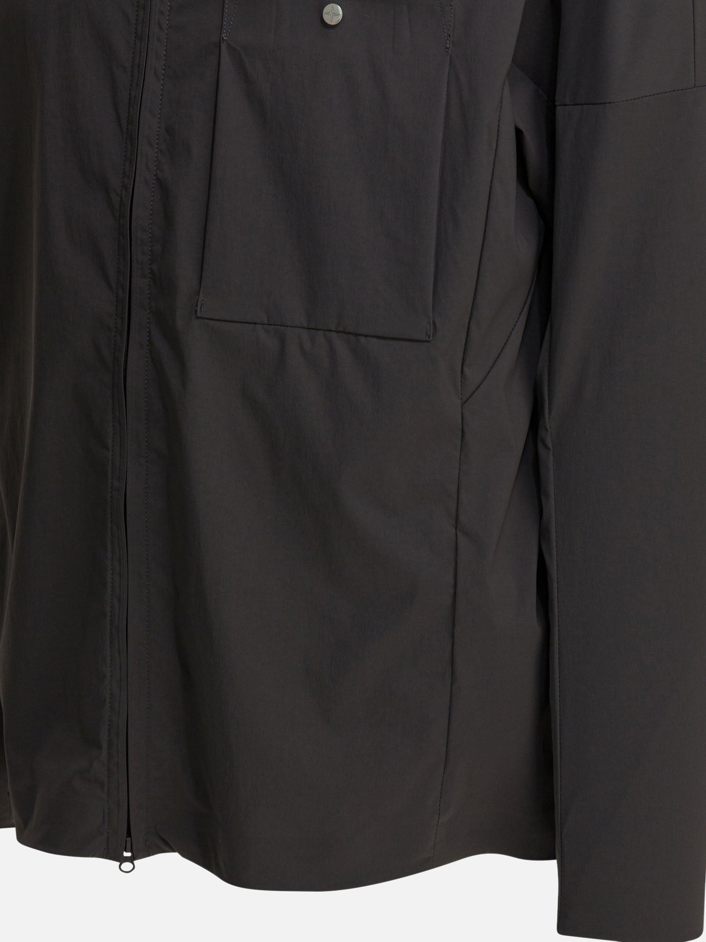 Overshirt jackets Solid colour Grey - Stone Island Men | PDP | VIETTI Online Store | Zoom-Modal_4