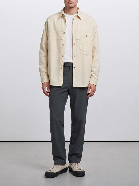 Overshirt jackets Logo White - Stone Island Men | PLP | VIETTI Online Store | 2