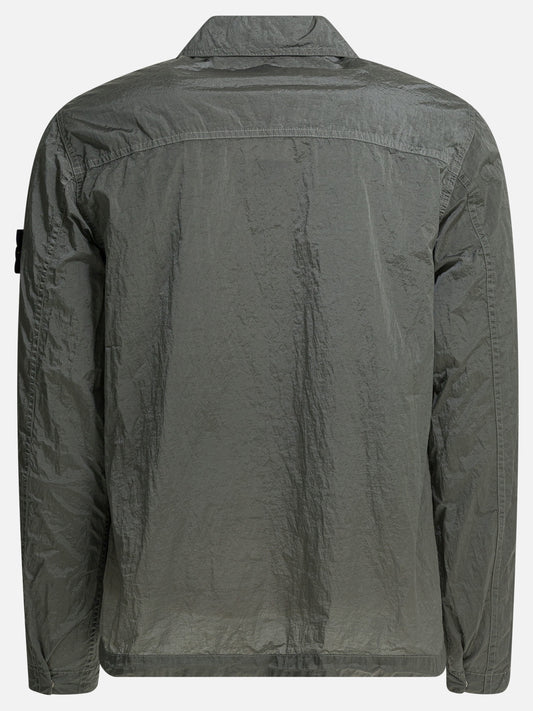 Overshirt jackets Logo Grey - Stone Island Men | PLP | VIETTI Online Store | 2