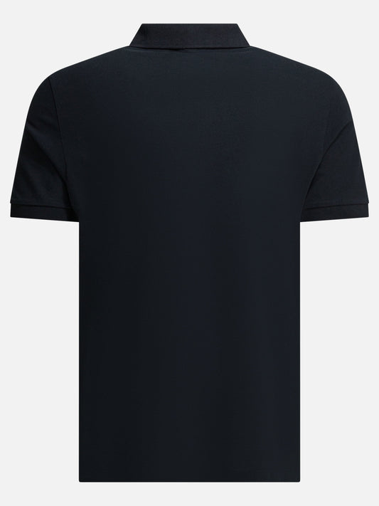 Stone Island Polo shirt with buttons and logo Blue