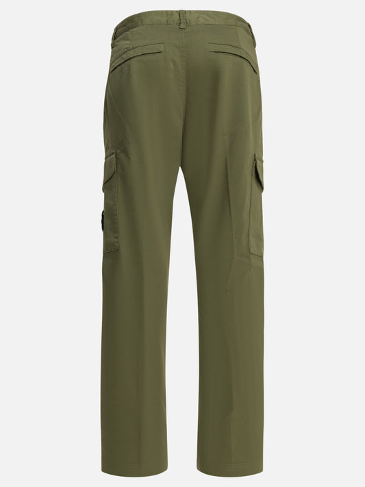 Cargo & parachute trousers Logo Green - Stone Island Men | PLP | VIETTI Online Store | 2