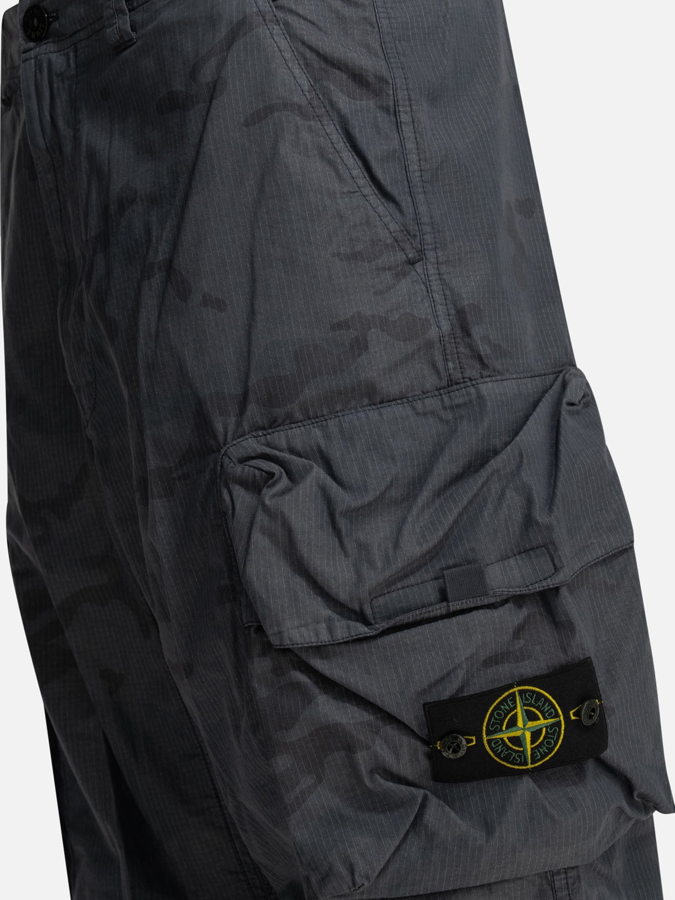 Cargo & parachute trousers Logo Blue - Stone Island Men | PDP | VIETTI Online Store | Zoom-Modal_4
