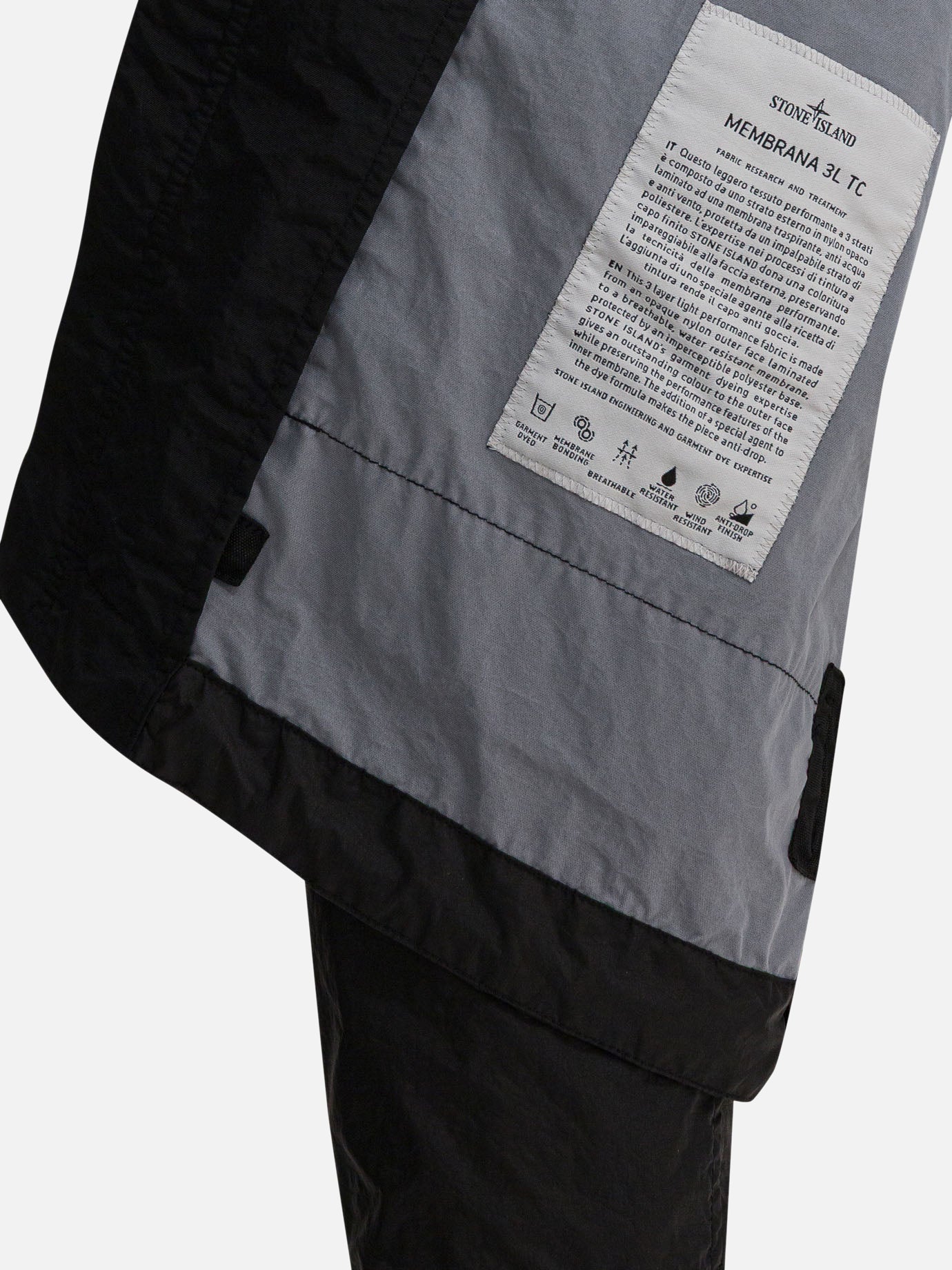 Raincoats & Trench coats Logo Black - Stone Island Men | PDP | VIETTI Online Store | Zoom-Modal_4