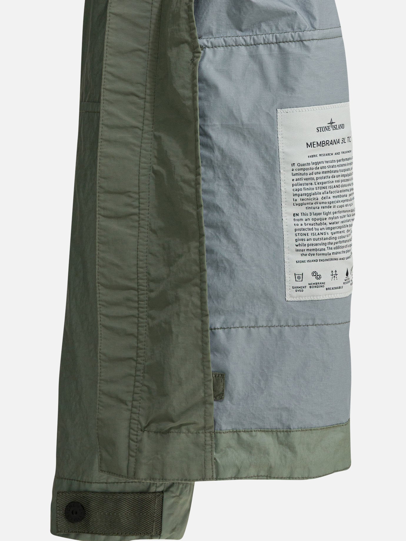 Technical jackets Logo Green - Stone Island Men | PDP | VIETTI Online Store | Zoom-Modal_4