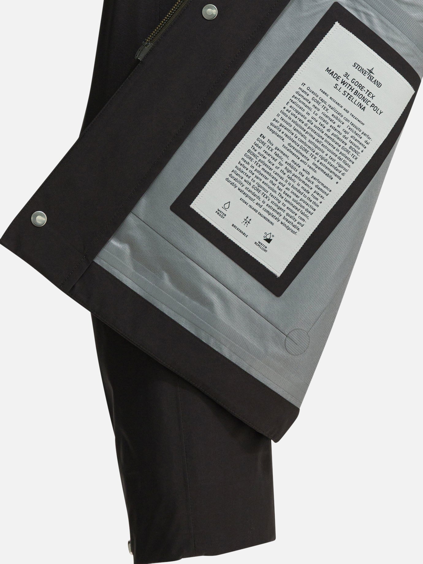 Overshirt jackets Solid colour Grey - Stone Island Men | PDP | VIETTI Online Store | Zoom-Modal_4