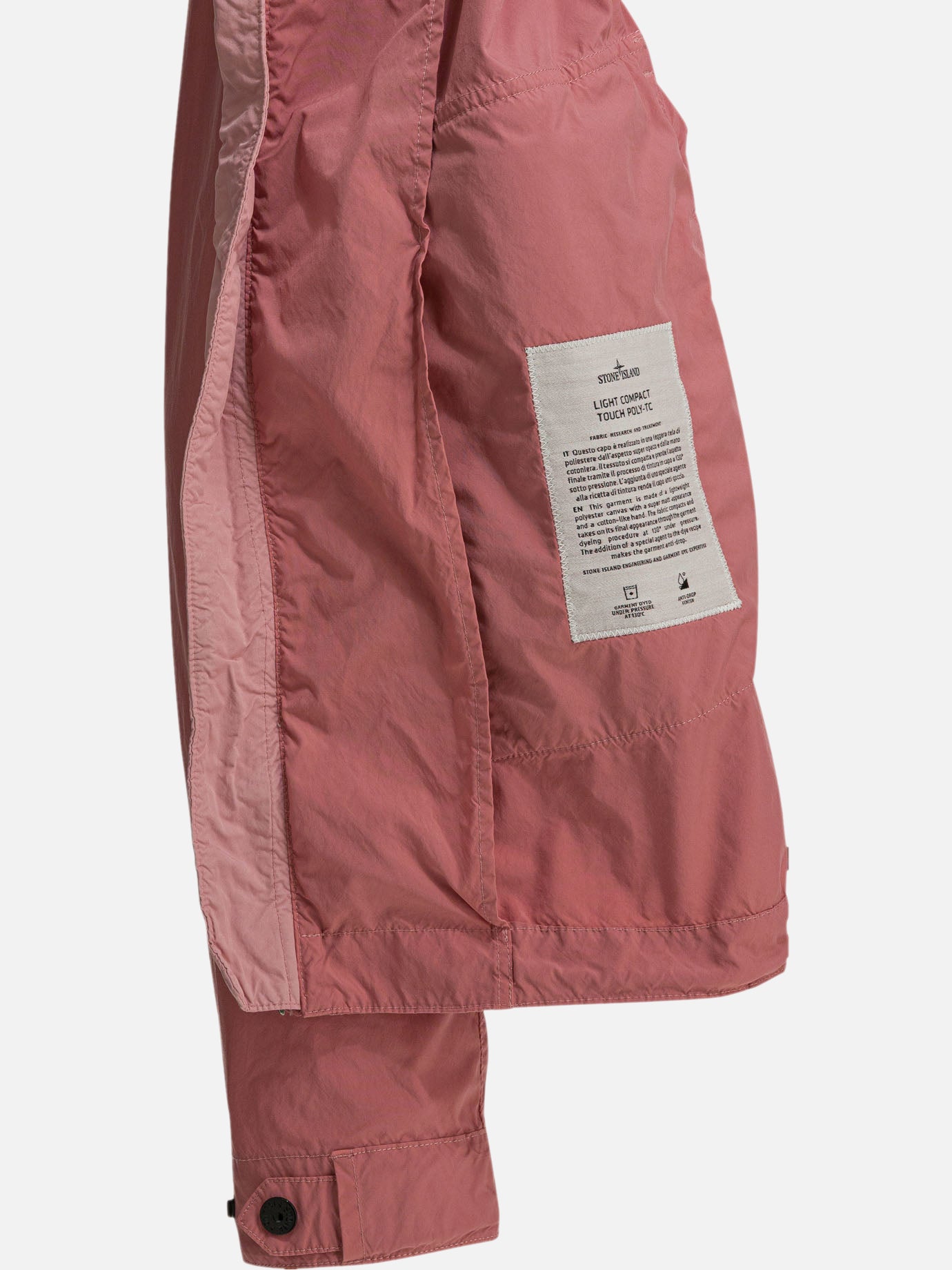 Raincoats & Trench coats Logo Pink - Stone Island Men | PDP | VIETTI Online Store | Zoom-Modal_4