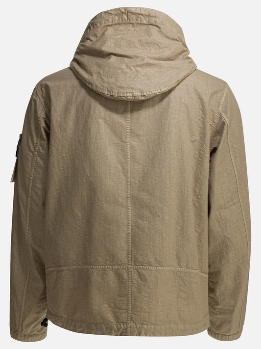 Raincoats & Trench coats Logo Beige - Stone Island Men | PLP | VIETTI Online Store | 2