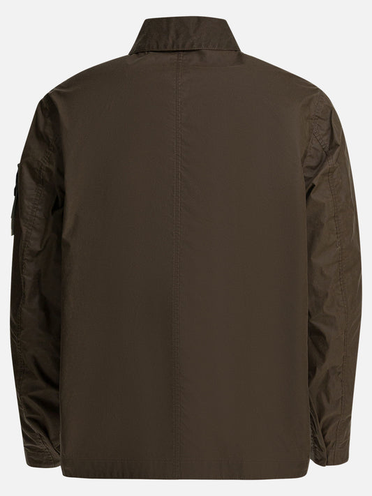 Overshirt jackets Logo Brown - Stone Island Men | PLP | VIETTI Online Store | 2