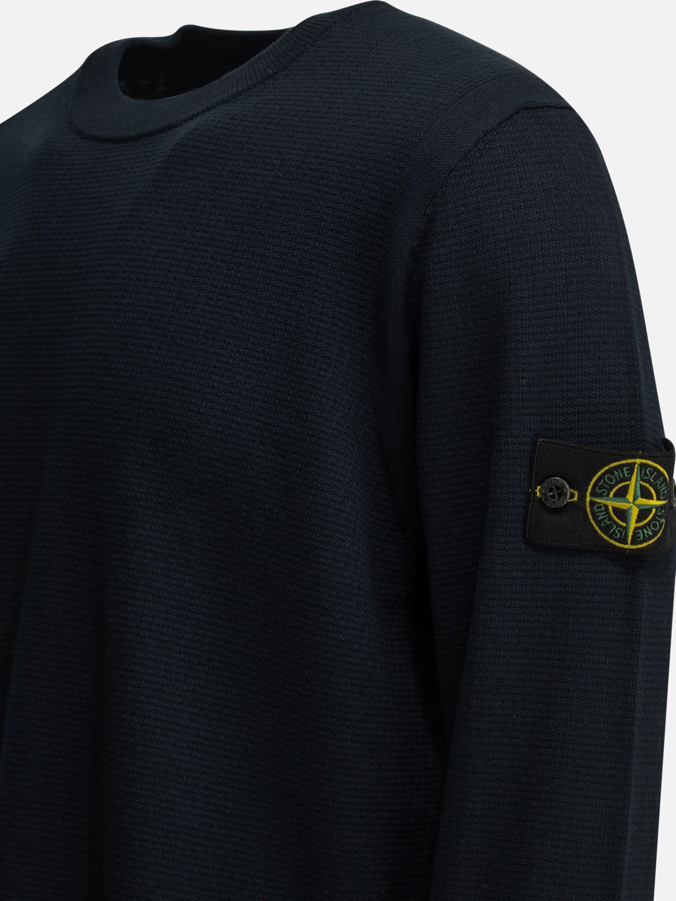 Maglioni girocollo Logo Blu - Stone Island Uomo | PDP | VIETTI Online Store | Zoom-Modal_4