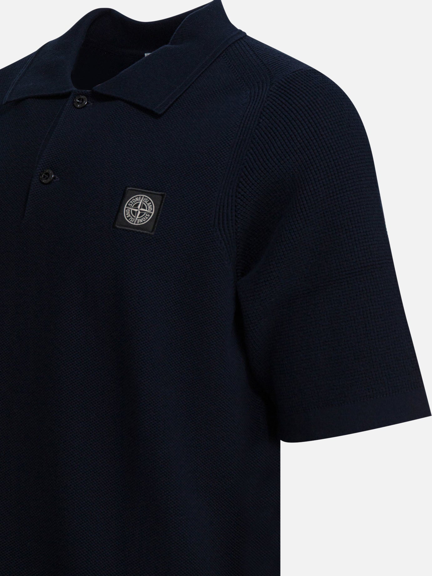 Polo shirts with buttons Logo Blue - Stone Island Men | PDP | VIETTI Online Store | Zoom-Modal_4