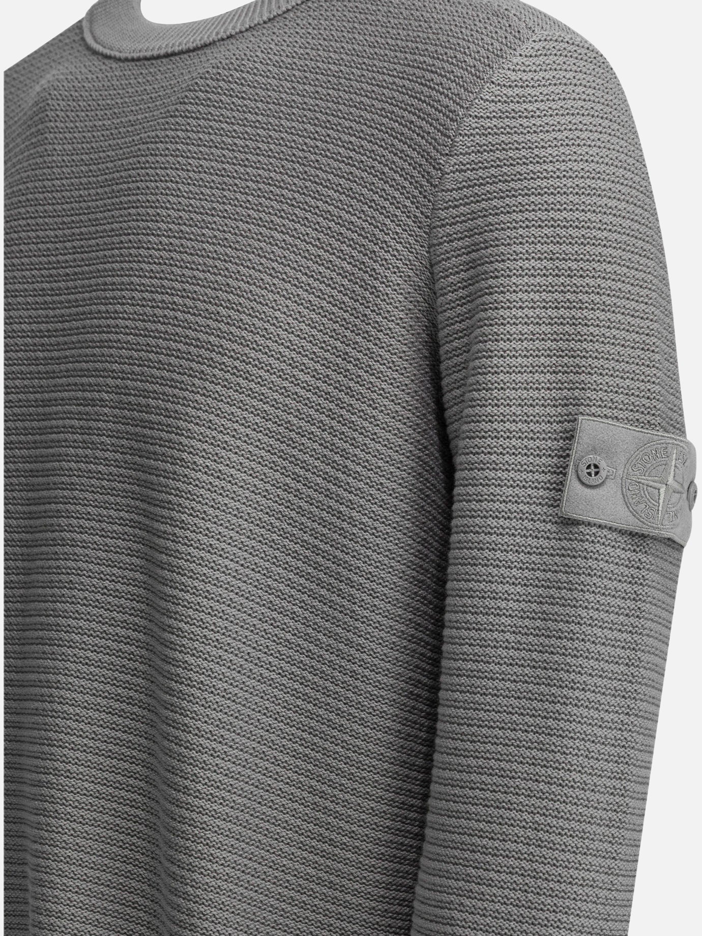 Crewneck sweaters Logo Grey - Stone Island Men | PDP | VIETTI Online Store | Zoom-Modal_4