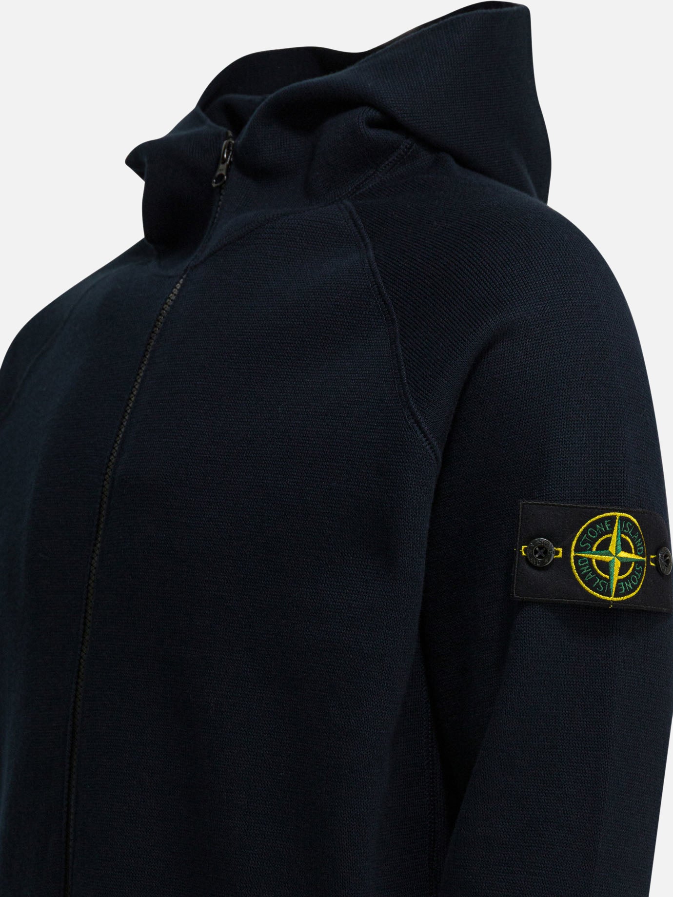 Full zip sweatshirts Logo Blue - Stone Island Men | PDP | VIETTI Online Store | Zoom-Modal_4